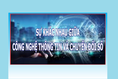 Bài phát biểu của Bộ trưởng Nguyễn Mạnh Hùng nói về sự khác nhau giữa công nghệ thông tin và chuyển đổi số.